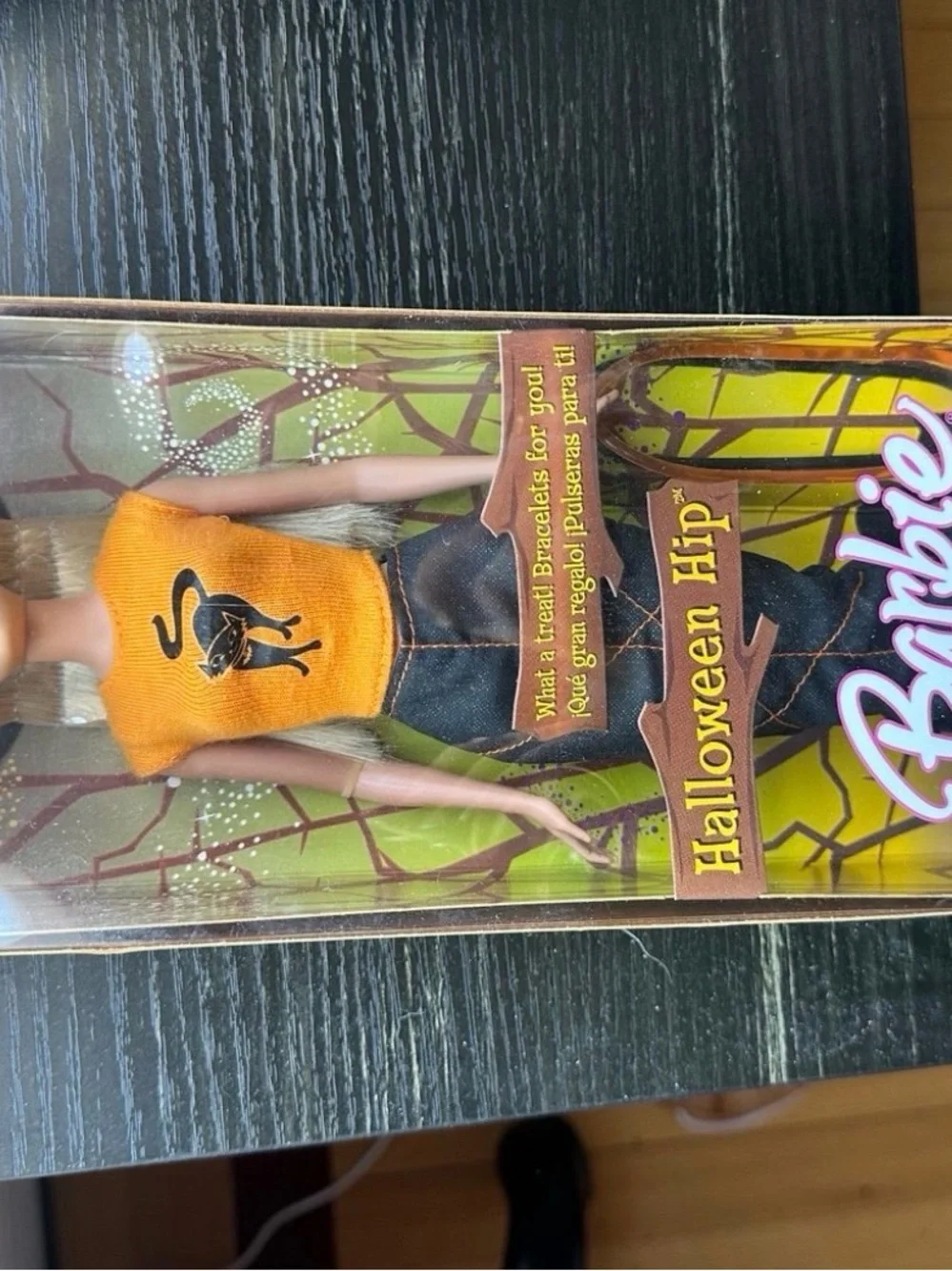 Barbie Halloween Hip Doll - Orange Top & Black Accessories